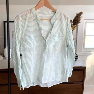 Gauze long sleeve blouse, Carve designs, S